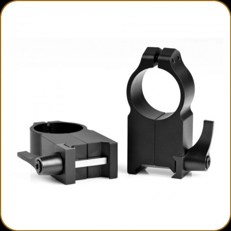 Warne Maxima Quick Detach 1" Tube - Ultra High [Matte Finish]